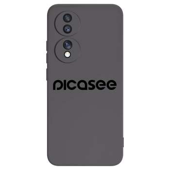 Picasee crna silikonska maskica za Honor 70 - Picasee - new logo - black