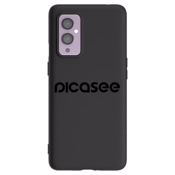 Picasee crna silikonska maskica za OnePlus 9 - Picasee - new logo - black