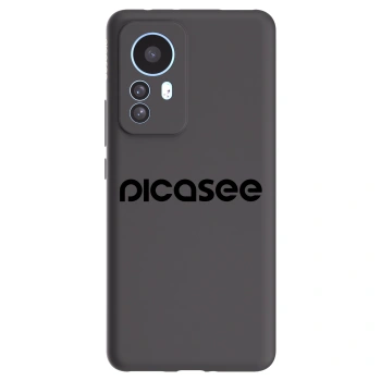 Picasee crna silikonska maskica za Xiaomi 12T - Picasee - new logo - black