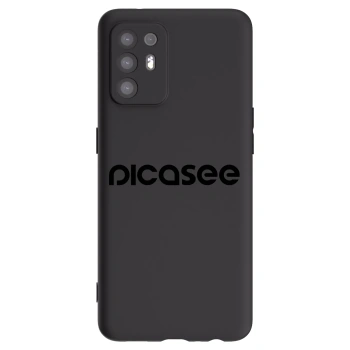 Picasee crna silikonska maskica za OPPO A94 5G - Picasee - new logo - black