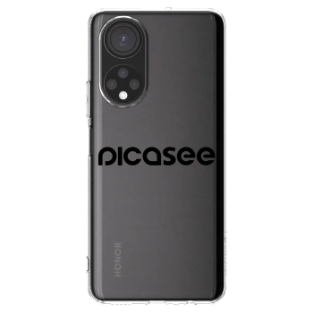 Picasee silikonska prozirna maskica za Honor X7 - Picasee - new logo - black