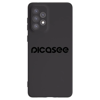 Picasee crna silikonska maskica za Samsung Galaxy A73 5G - Picasee - new logo - black
