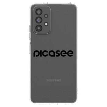 Picasee silikonska prozirna maskica za Samsung Galaxy A73 5G - Picasee - new logo - black