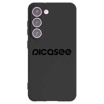 Picasee crna silikonska maskica za Samsung Galaxy S23 5G - Picasee - new logo - black
