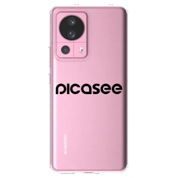 Picasee silikonska prozirna maskica za Xiaomi 13 Lite - Picasee - new logo - black