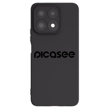 Picasee crna silikonska maskica za Honor X8a - Picasee - new logo - black