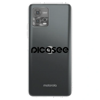 Picasee silikonska prozirna maskica za Motorola Moto G72 - Picasee - new logo - black