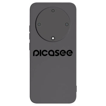 Picasee crna silikonska maskica za Honor Magic5 Lite 5G - Picasee - new logo - black