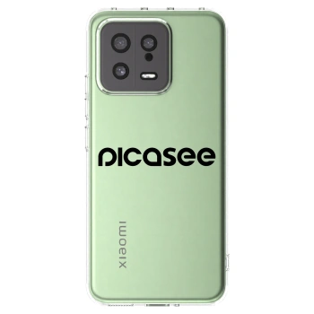 Picasee silikonska prozirna maskica za Xiaomi 13 - Picasee - new logo - black