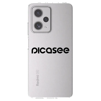 Picasee silikonska prozirna maskica za Xiaomi Redmi Note 12 Pro+ 5G - Picasee - new logo - black