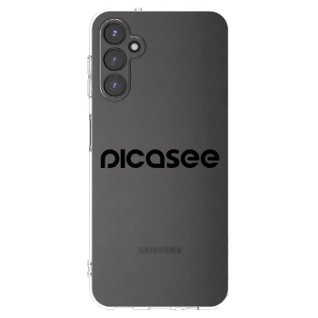 Picasee silikonska prozirna maskica za Samsung Galaxy A14 4G A145R - Picasee - new logo - black