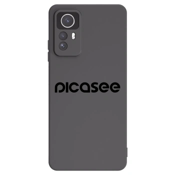 Picasee crna silikonska maskica za Xiaomi Redmi Note 12S - Picasee - new logo - black