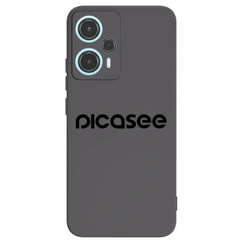 Picasee crna silikonska maskica za Xiaomi Poco F5 - Picasee - new logo - black