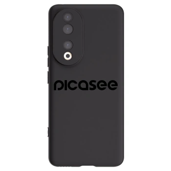 Picasee crna silikonska maskica za Honor 90 5G - Picasee - new logo - black
