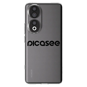 Picasee silikonska prozirna maskica za Honor 90 5G - Picasee - new logo - black
