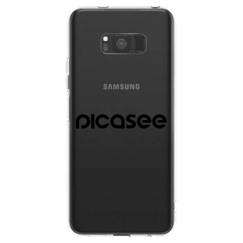 Picasee silikonska prozirna maskica za Samsung Galaxy S8 G950F - Picasee - new logo - black