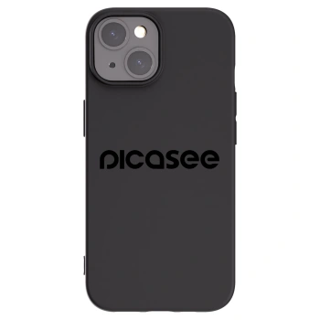 Picasee crna silikonska maskica za Apple iPhone 15 - Picasee - new logo - black
