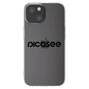 Picasee silikonska prozirna maskica za Apple iPhone 15 - Picasee - new logo - black
