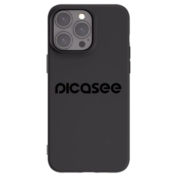 Picasee crna silikonska maskica za Apple iPhone 15 Pro Max - Picasee - new logo - black