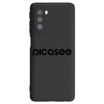 Maskica za Motorola Moto G51 - Picasee - new logo - black