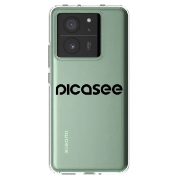 Picasee silikonska prozirna maskica za Xiaomi 13T - Picasee - new logo - black