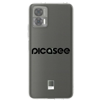 Picasee silikonska prozirna maskica za Motorola Edge 30 Neo - Picasee - new logo - black