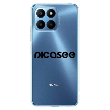 Picasee silikonska prozirna maskica za Honor 70 Lite - Picasee - new logo - black