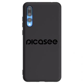 Picasee crna silikonska maskica za Huawei P20 Pro - Picasee - new logo - black