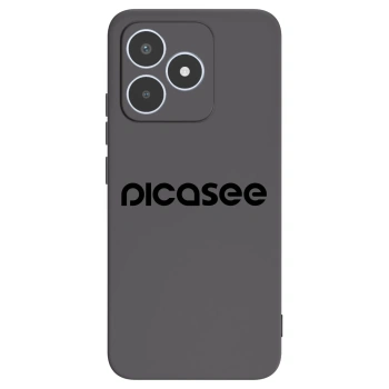 Picasee crna silikonska maskica za Realme C53 - Picasee - new logo - black