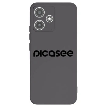 Picasee crna silikonska maskica za Xiaomi Redmi 12 5G - Picasee - new logo - black