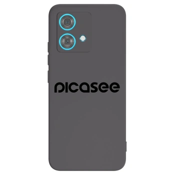 Picasee crna silikonska maskica za Motorola Edge 40 Neo - Picasee - new logo - black