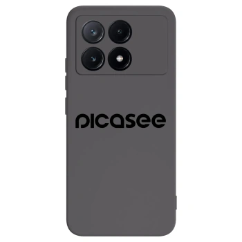 Picasee crna silikonska maskica za Xiaomi Poco X6 Pro - Picasee - new logo - black