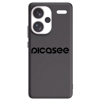 Picasee crna silikonska maskica za Xiaomi Redmi Note 13 Pro+ 5G - Picasee - new logo - black