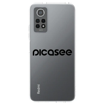 Picasee silikonska prozirna maskica za Xiaomi Redmi Note 12 Pro 4G - Picasee - new logo - black