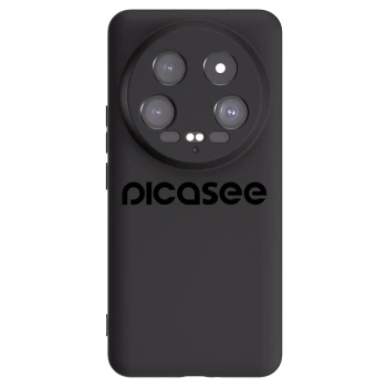 Picasee crna silikonska maskica za Xiaomi 14 Ultra - Picasee - new logo - black