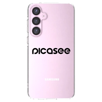 Picasee silikonska prozirna maskica za Samsung Galaxy A55 5G A556B - Picasee - new logo - black
