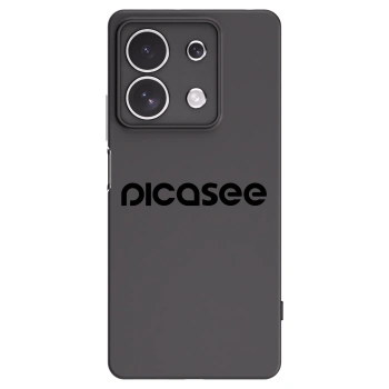 Picasee crna silikonska maskica za Xiaomi Redmi Note 13 4G - Picasee - new logo - black