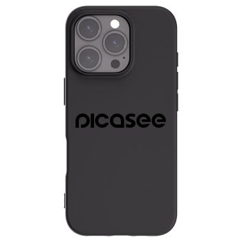 Picasee crna silikonska maskica za Apple iPhone 16 Pro - Picasee - new logo - black