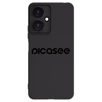 Picasee crna silikonska maskica za Xiaomi Redmi 13C 5G - Picasee - new logo - black