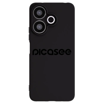 Picasee crna silikonska maskica za Xiaomi Redmi 13 4G - Picasee - new logo - black
