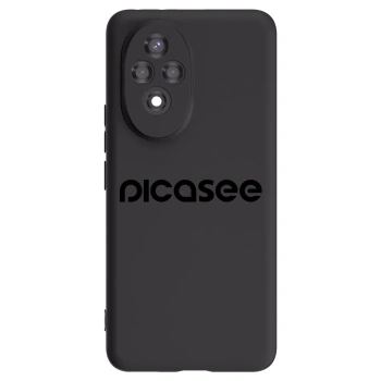 Picasee crna silikonska maskica za Honor 200 5G - Picasee - new logo - black