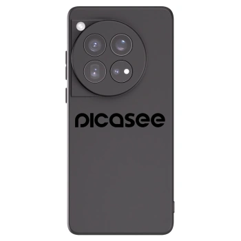 Picasee crna silikonska maskica za OnePlus 12 5G - Picasee - new logo - black