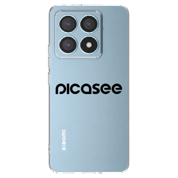 Picasee silikonska prozirna maskica za Xiaomi 14T Pro - Picasee - new logo - black