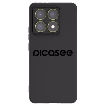 Picasee crna silikonska maskica za Xiaomi 14T - Picasee - new logo - black