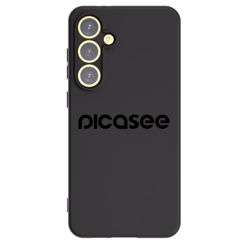 Picasee crna silikonska maskica za Samsung Galaxy S24 FE S721B - Picasee - new logo - black
