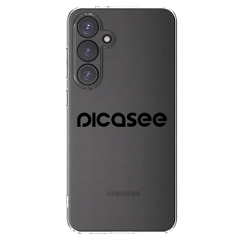 Picasee silikonska prozirna maskica za Samsung Galaxy S24 FE S721B - Picasee - new logo - black