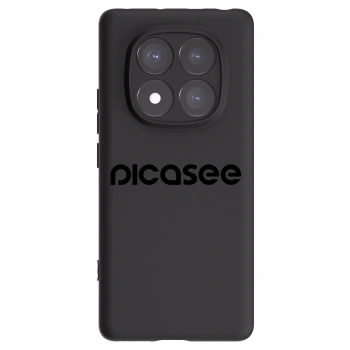 Picasee crna silikonska maskica za Xiaomi Redmi Note 14 Pro+ 5G - Picasee - new logo - black