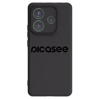 Picasee crna silikonska maskica za Xiaomi Redmi Note 14 5G - Picasee - new logo - black