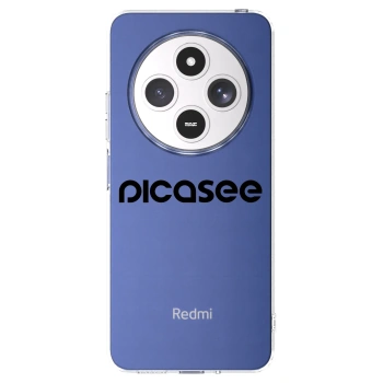 Picasee silikonska prozirna maskica za Xiaomi Redmi 14C - Picasee - new logo - black