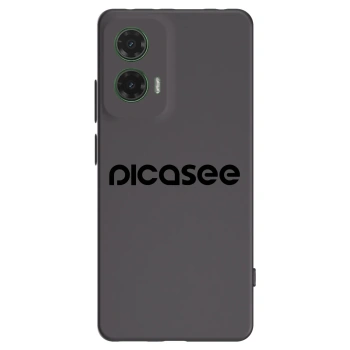 Picasee crna silikonska maskica za Motorola Moto G35 5G - Picasee - new logo - black